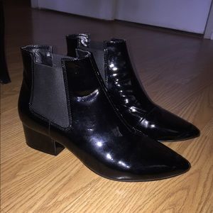 Patent Leather Boots SOLD
